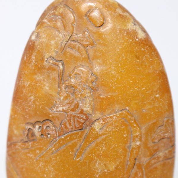 印材 時代彫入 検索田黄寿山石 1208M12r 印材 時代彫入 検索田黄寿山石 1208M12r