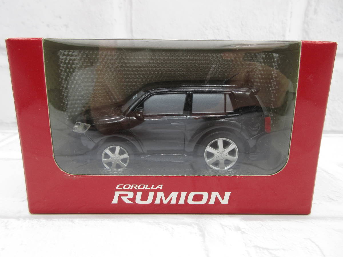 ミニカー　トヨタ　カローラルミオン　RUMION　ブラックマイカ　プルバックカー　非売品　カラーサンプル_画像1