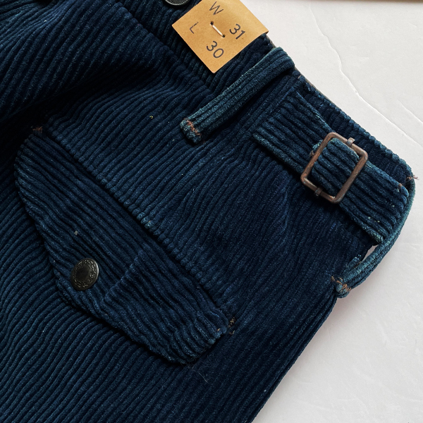 【定価$495】処分ダブルアールエルRRL パッチワークINDIGOコーデュロイパンツ W31×30サイズ 新品未使用_画像10