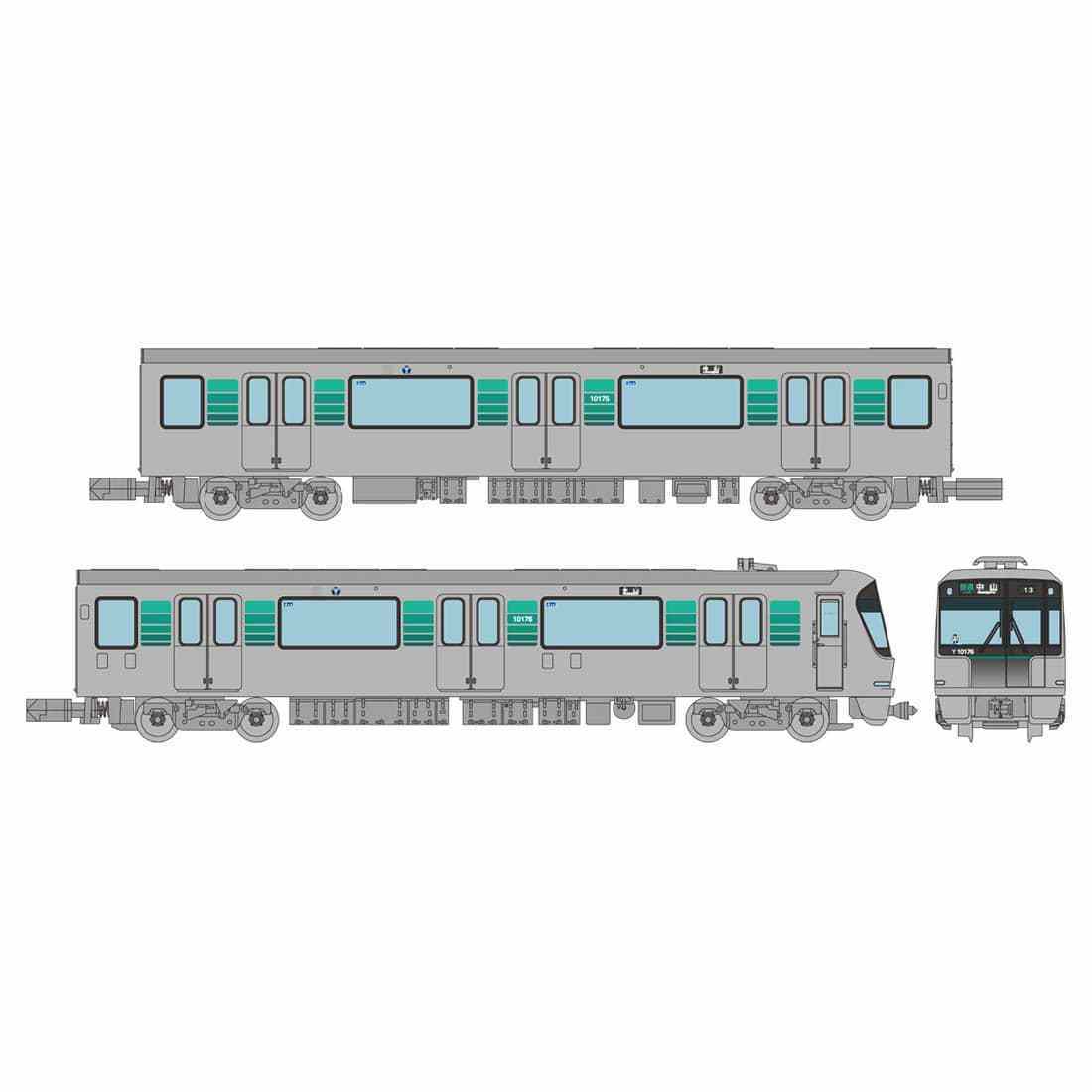 ■リニア地下鉄道コレクション 横浜市営地下鉄グリーンライン10000形(2次車)4両セットA　新品・未開封_画像8