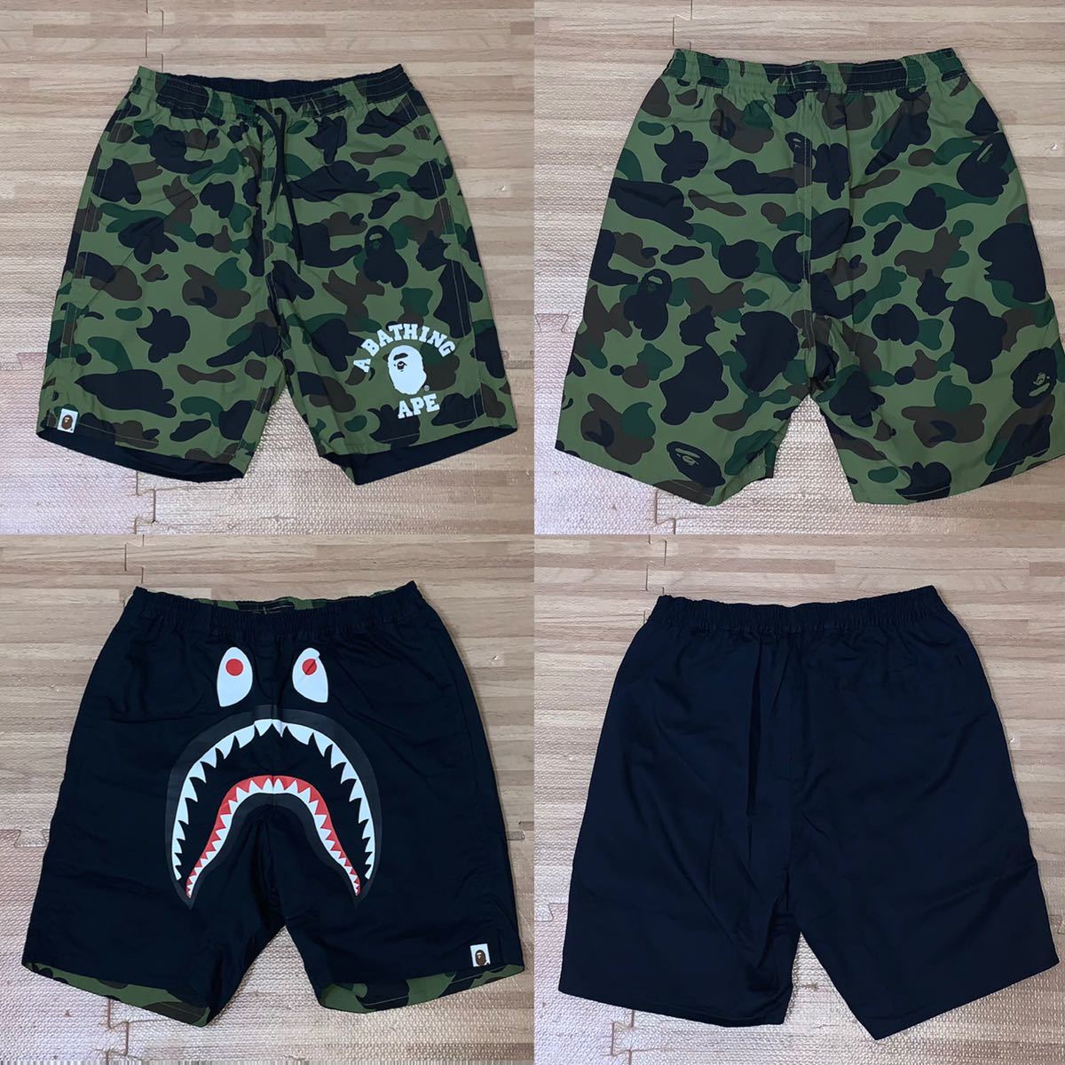 ☆激レア☆ URSUS BAPE グリーン カモ ショーツ ハーフ パンツ S-