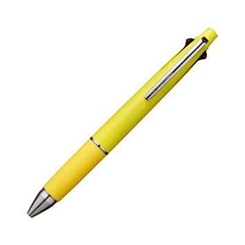UVレモンイエロー 三菱鉛筆2M-Q6多機能ペン ジェットストリーム 4 1 0.5 レモンイエロー MSXE510005.28_画像1