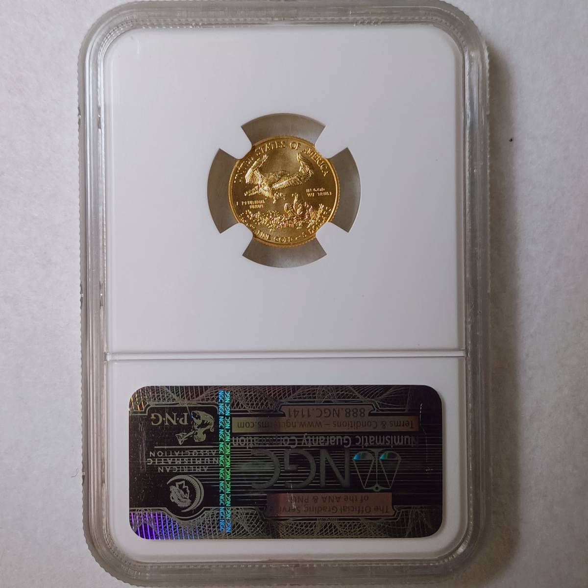 最高鑑定】2012 1/10オンス 金貨 5ドル NGC MS70 アメリカン イーグル