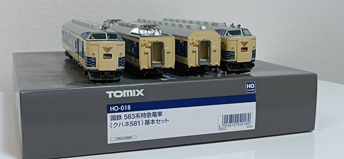 TOMIX HO 583系(クハネ581)基本セット ジャンク