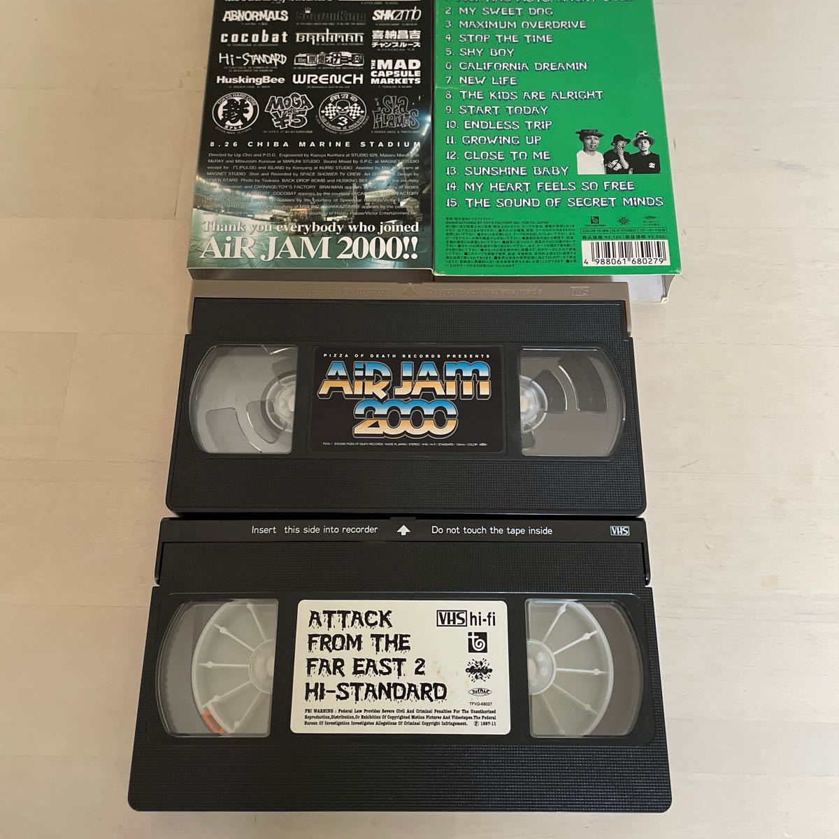 Hi-STANDARD ハイスタ ATTACK FROM THE FAR EAST 2/AIRJAM 2000/VHS ビデオ