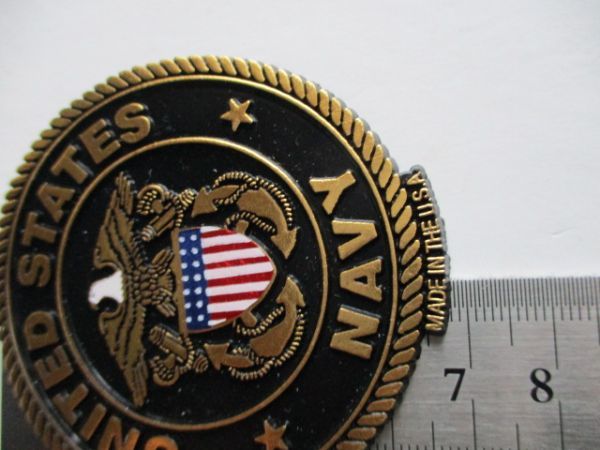 【送料無料】米国製 アメリカ海軍 UNITED STATES NAVYマグネット磁石USN/土産アメリカ軍ARMY米軍ミリタリーMADE IN USA M18_画像9