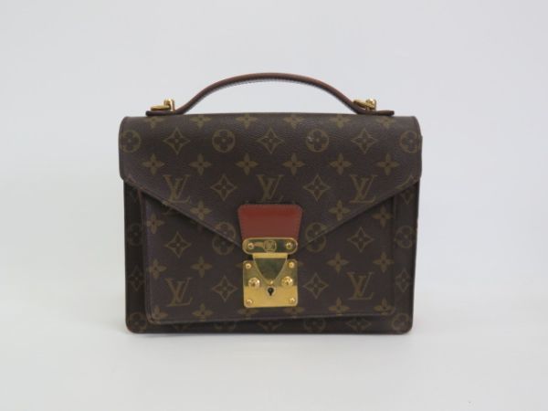 ty7830-1 182 LOUIS VUITTON ルイ・ヴィトン モノグラム モンソー26 ハンド/ショルダー 2WAYバッグ ヴィンテージ M51187 保存袋_画像1