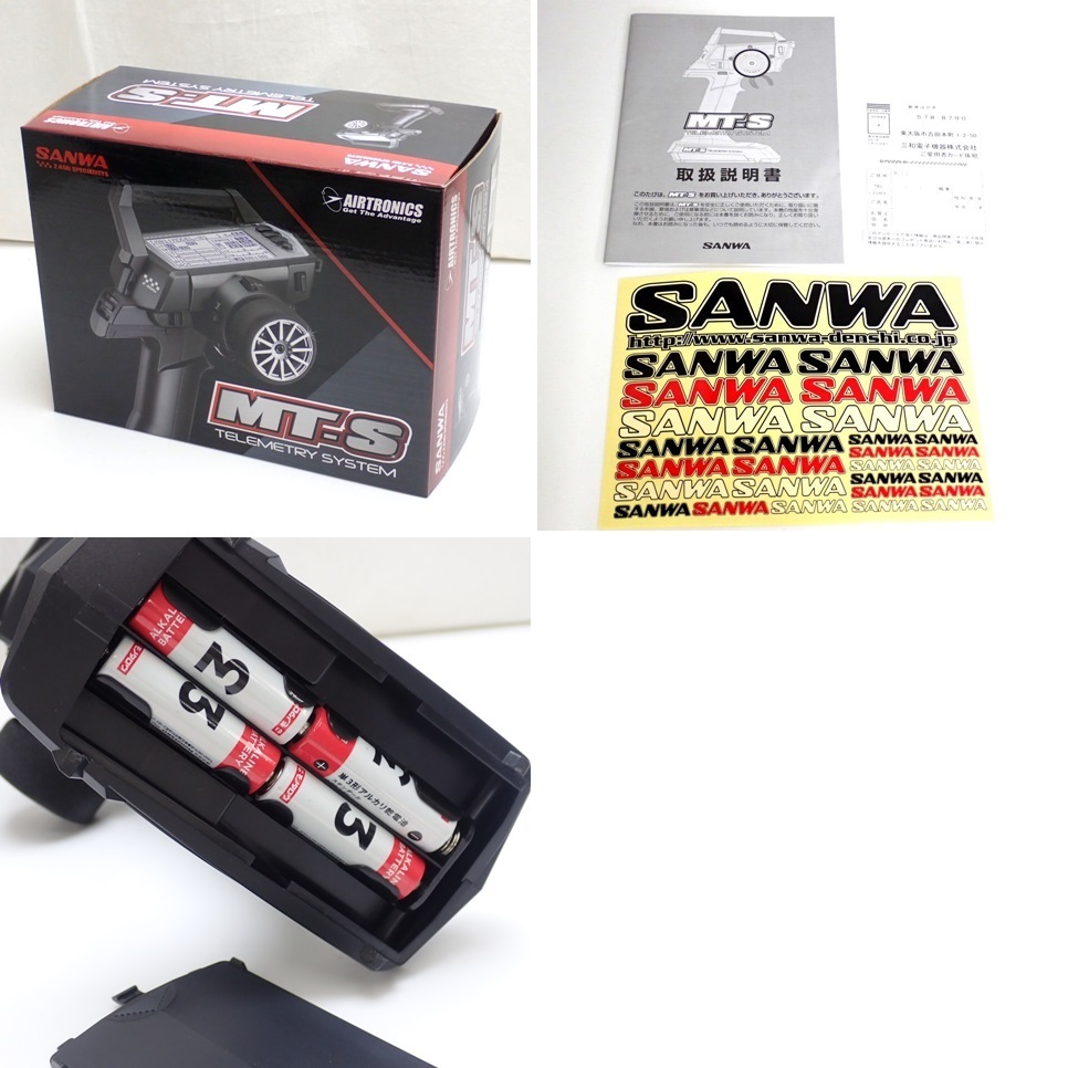SANWA/サンワ MT-S プロポ 送信機のみ/付属品あり/プロポ/ラジコン/ジャンク品#1722700002