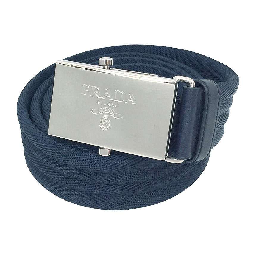 PRADA 2CN004 プラダ ベルト 表記サイズ95/38 シルバーバックル