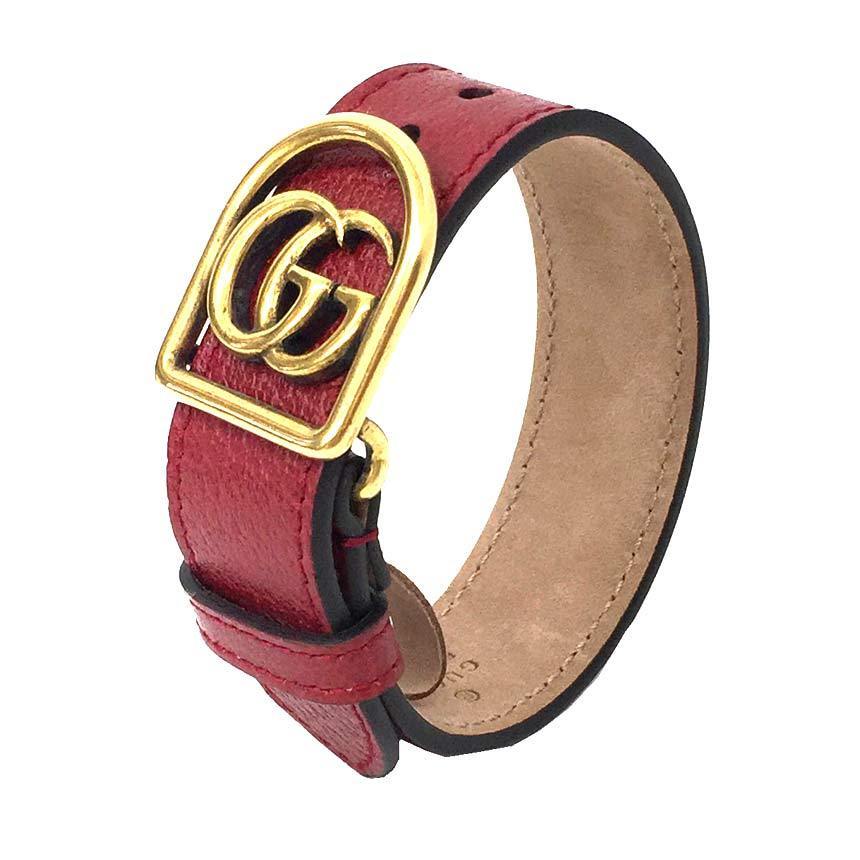 特別訳あり特価】 ブレスレット GGマーモント グッチ GUCCI レザー