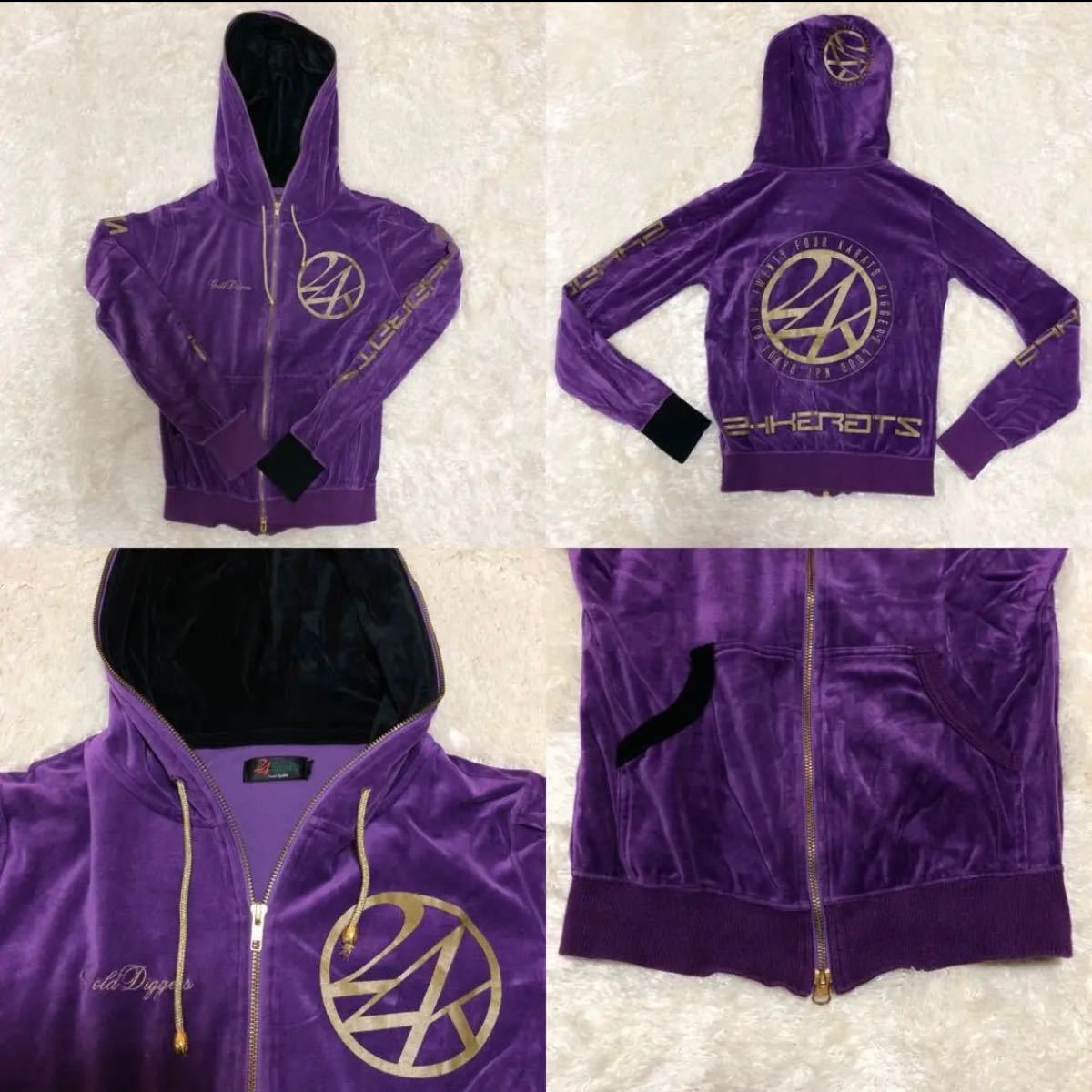 24Karats ジャージ セットアップ パープル TAKAHIRO EXILE LDH