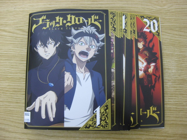 100-2/DVD 「ブラッククローバー 1~20」 20枚セット レンタル品 BLACK