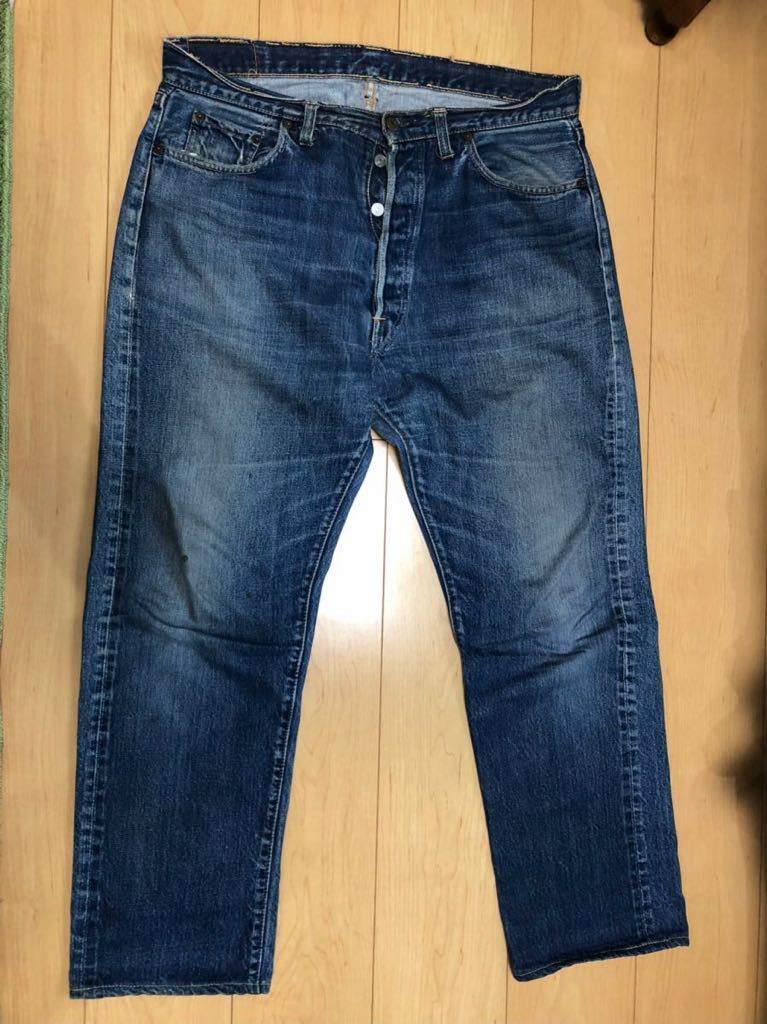 ゴールデンサイズ 60s LEVI'S 501 BIGE a タイプ物 足長R W35