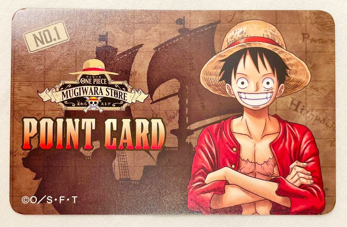 【新品・未開封】ONEPIECE 麦わらストア 福岡店限定 Tシャツ ルフィ point card付き