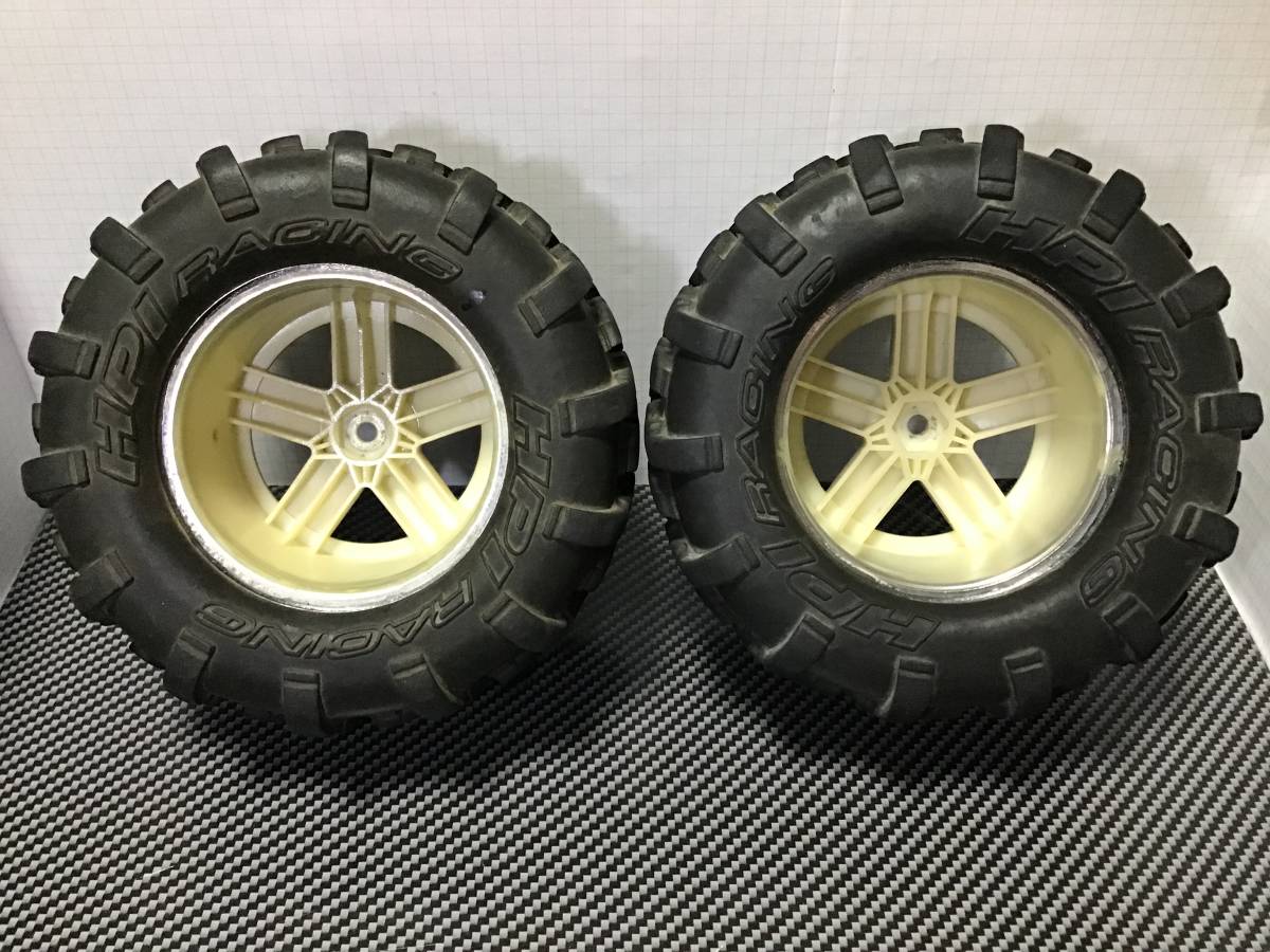 最初の HPI サベージ 未使用ホイールタイヤセット2本 champs21.com