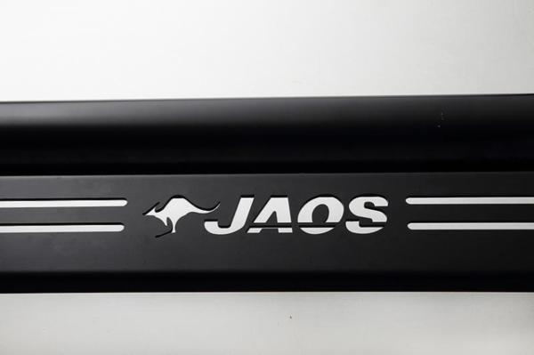 ジャオス ハイエース200系 ワイド 4型 フロントスキッドバー ブラック/ブラック B150204D_画像2