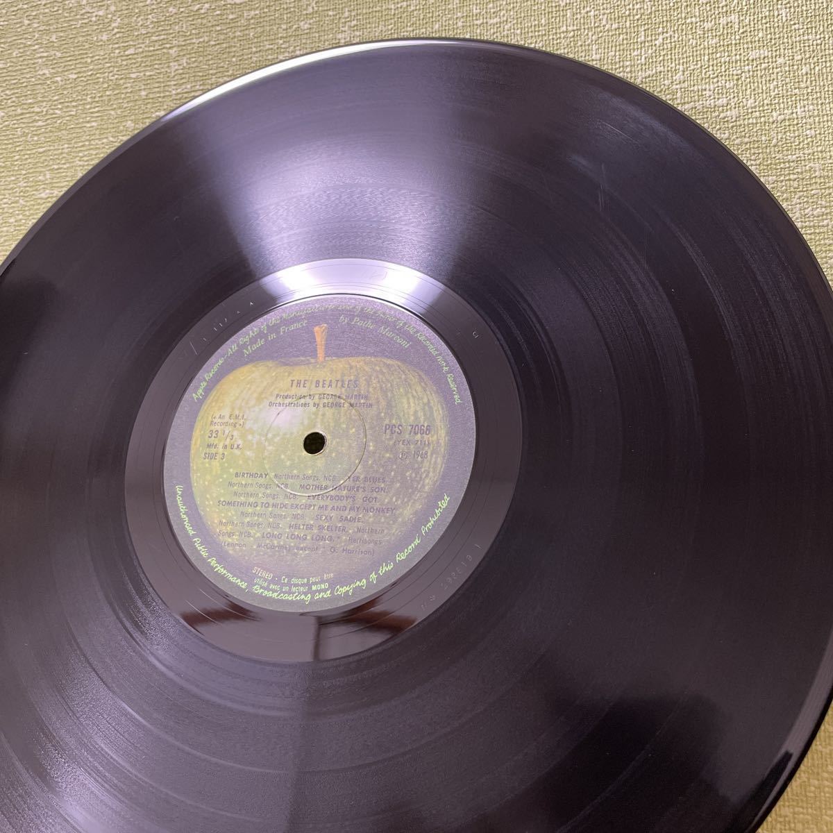 マトALL1 】the beatles/white album pcs7067-8 UKマト使用 マトALL1 】the beatles/white album pcs7067-8 UKマト使用