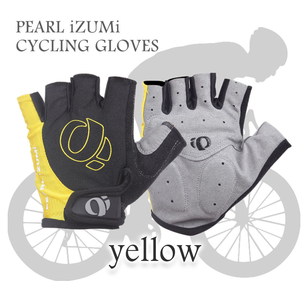 Pearl Izumi サイクリング グローブ 手袋 （イエロー）L_画像1