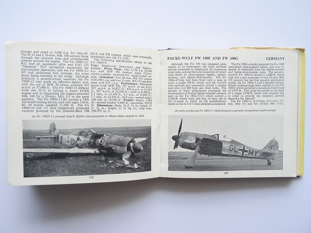  иностранная книга * второй следующий мир большой битва. истребитель фотоальбом Vol. 1 шт. самолет военный самолет милитари 