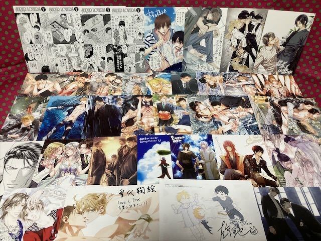 ハ96★BL/ラノベ等★特典メッセージサインイラストカード/ポストカード類４２６枚★_画像7