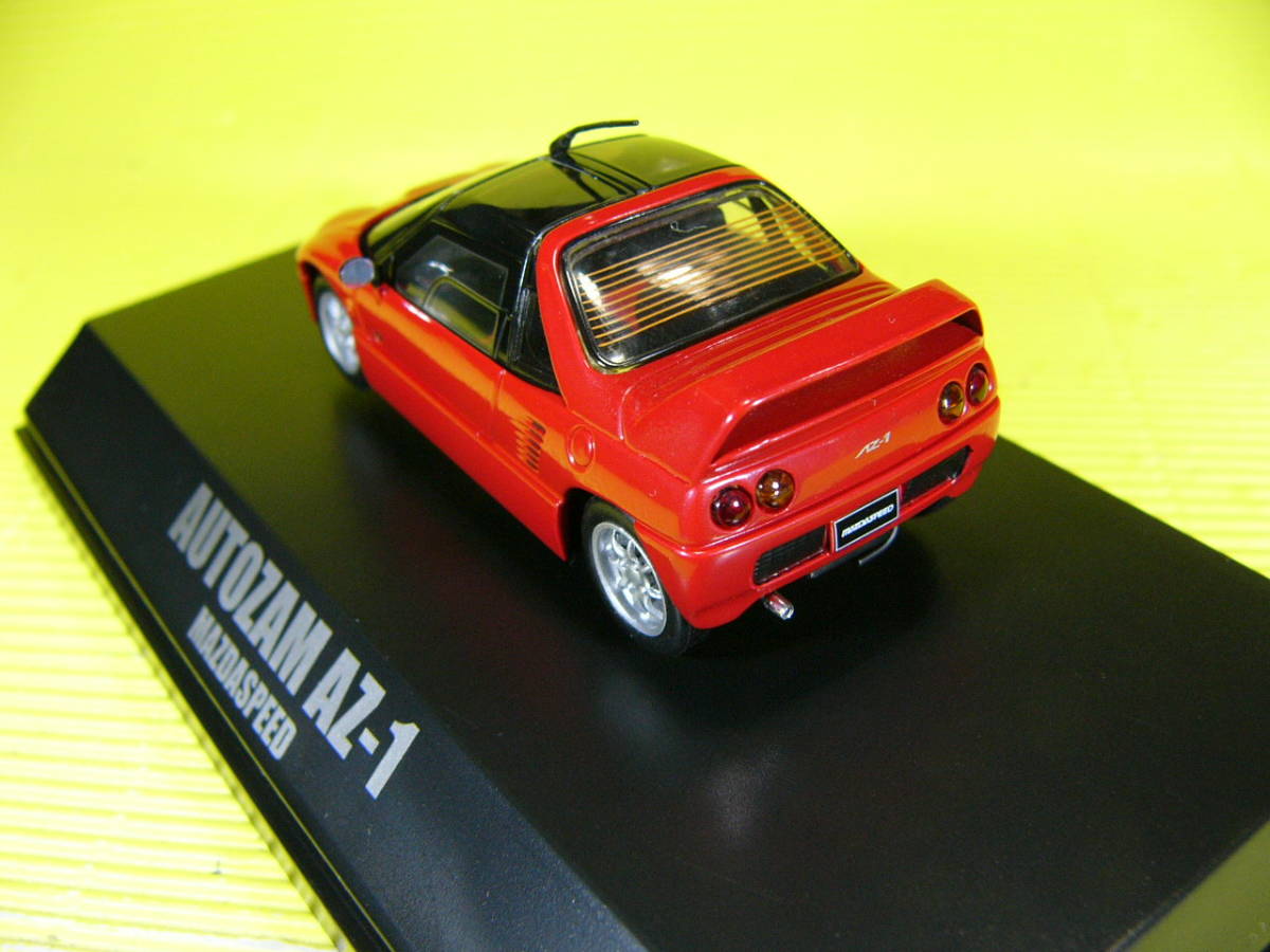 ホットワークス 1/43 オートザム AZ-1 マツダスピード MAZDASPEED 赤 (最安送料レタパ520円)_画像3