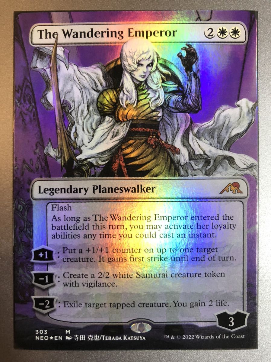 MTG 放浪皇 The Wandering Emperor EN 英語版 ボーダーレス Foil 1枚