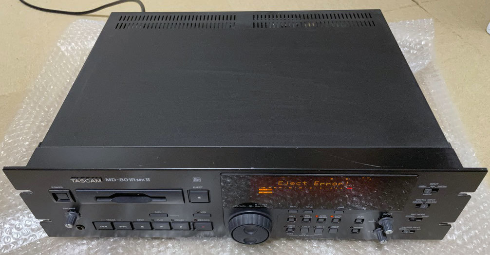 TASCAM MDレコーダー MD-801R MK II TASCAM MDレコーダー MD-801R MK II