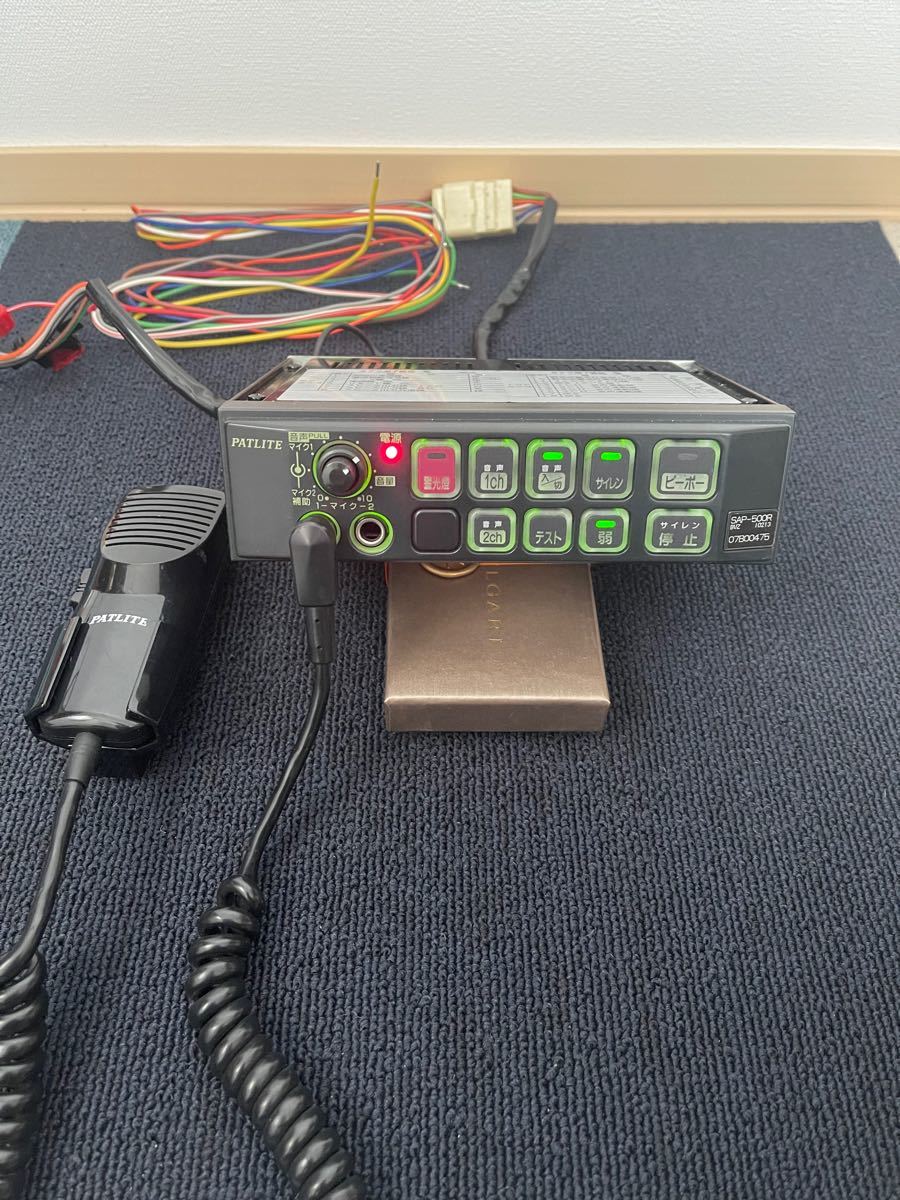 パトライト SAP-500RBVZ 12V サイレンアンプセット 救急車 PATLITE