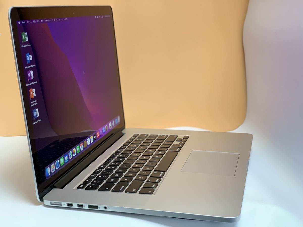2015年式)アップルApple MacBook Pro Retina A1398/Core i7/macOS