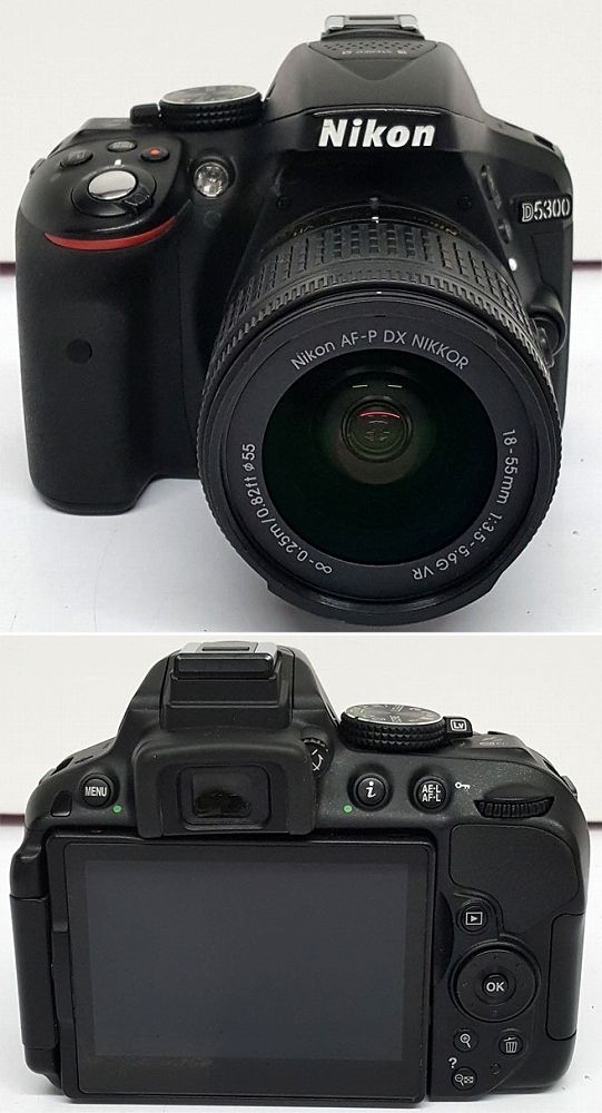 【中古】Nikon ニコン デジタル一眼レフカメラ D5300 ダブルズームキット 欠品あり【80サイズ】【福山店】_画像2