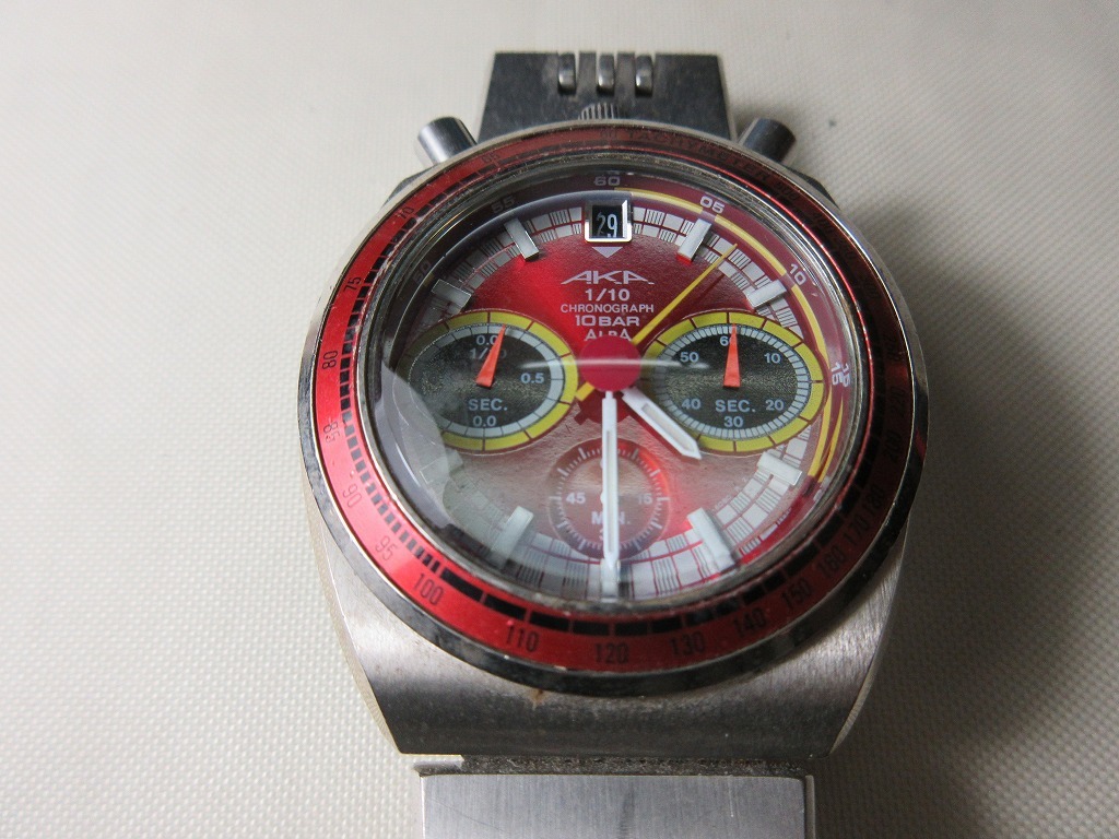 く日はお得♪SEIKO ALBA アルバ AKA ツノクロノグラフ AMAS011 V657