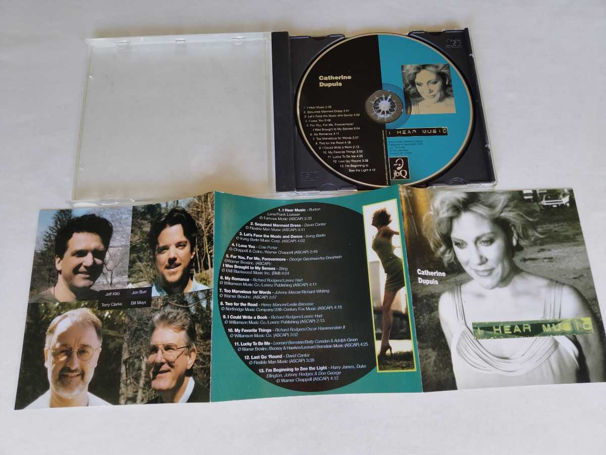 Catherine Dupuis / I Hear Music CD jbQ RECORDS JBQ103 99年リリース作品,入手困難盤,Bill Mays,Jon Burr,Terry Clarke,_画像3