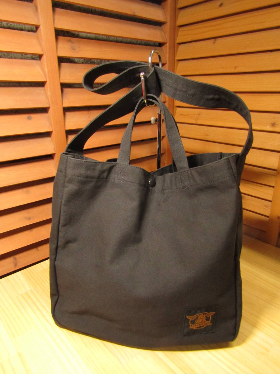 Y送料無料△151美品【The REAL McCOY'S リアルマッコイズ】MN19001 ECO SHOULDER BAG 2way エコ  ショルダーバッグ ブラック