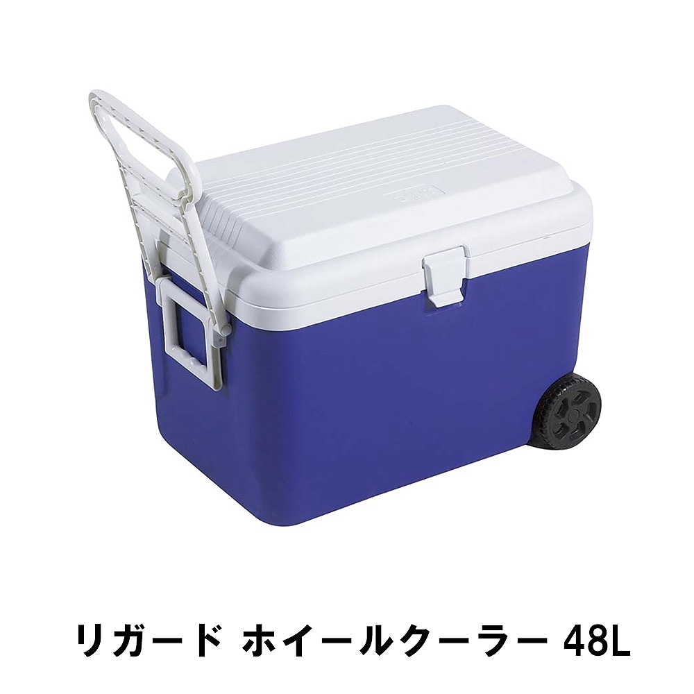  cooler-box 48L большой с роликами . руль имеется ширина 58 глубина 39.5 высота 43 термос большая вместимость место хранения BBQ кемпинг удобный M5-MGKPJ00763