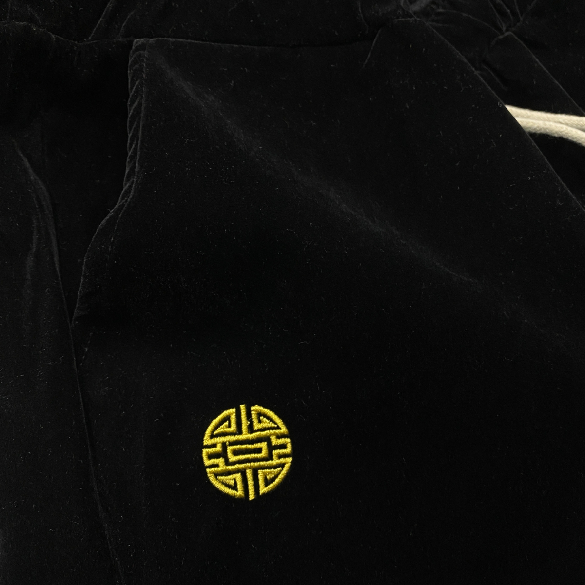 横須賀発祥 スカジャン 【2XL】 Yokosuka刺繍入り 横須賀ジャンパー SUKAJAN 別珍 ベルベット 上下 セットアップ 刺繍 Dragon 龍 黒_画像9