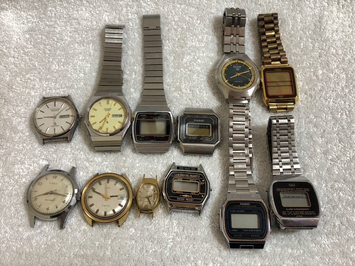 1【ジャンク】SEIKO ALBA CITIZEN TIMEX CASIO RICOH リクオーツ 1【ジャンク】SEIKO ALBA CITIZEN TIMEX CASIO RICOH リクオーツ