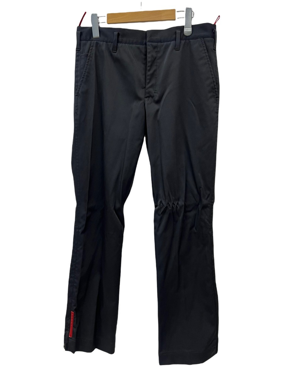 PRADA SPORTS (プラダスポーツ) デザイン ナイロンパンツ サイドジップ 在庫品/即発送 プラダスポーツ サイドジップスラックス SPORT PRADA スラックス