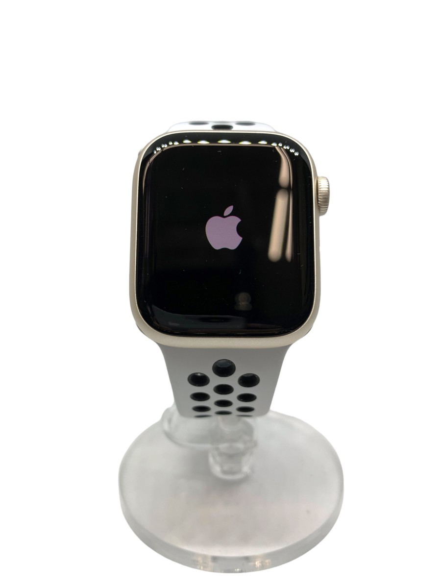 Apple Watch Nike Series GPSモデル 41mm スターライトアルミニウムケース ピュアプラチナム Nikeスポーツバンド  MKN33J/A ホワイト /036