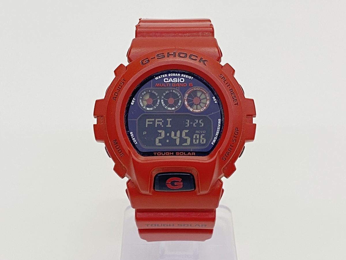 50 割引 21正規激安 動作保証 電池交換済 Casio カシオ G Shock Burning Red バーニング レッド Gw 6900rd タフソーラー 電波 G Shock ブランド腕時計 アクセサリー 時計 Madalenafeliciano Com Br