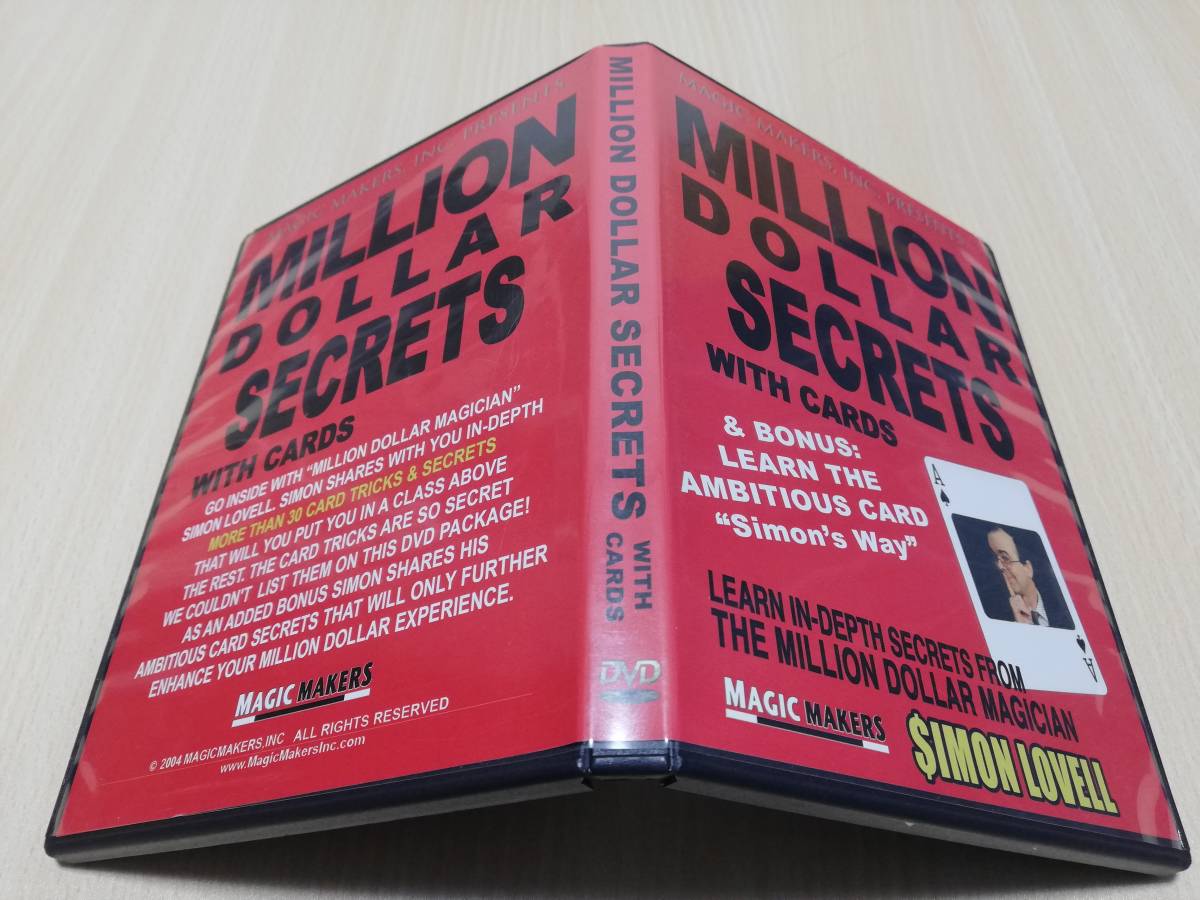 [DVD]MILLION DOLLAR SECRETS WITH CARDS abroad Magic 