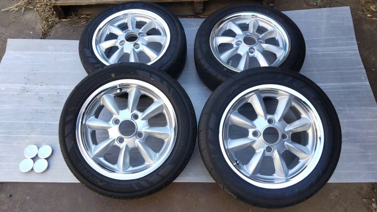 エイトスポークタイプアルミホイール タイヤセット ADVAN アドバン www