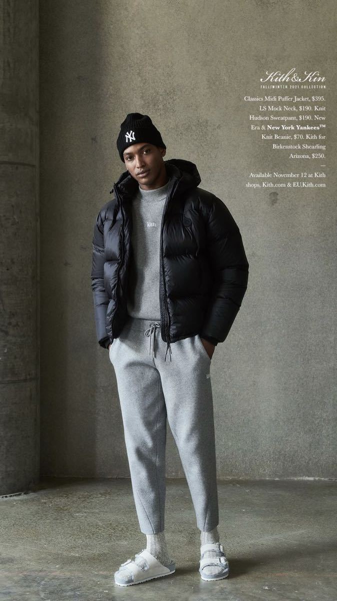 美品KITH キス Midi Puffer Jacket ダウンジャケット ブラック ヌプシ