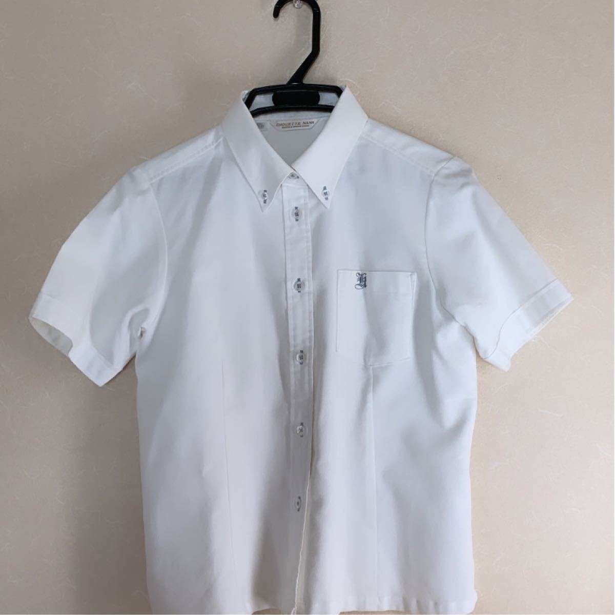 【新品未使用】制服 高校指定 半袖シャツ 白色 Mサイズ 男女兼用 2枚