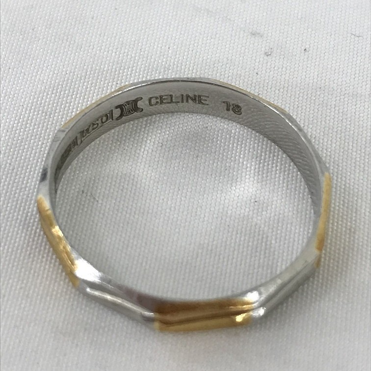 Detail barang 【1458521】CELINE セリーヌ リング 指輪 18号 750