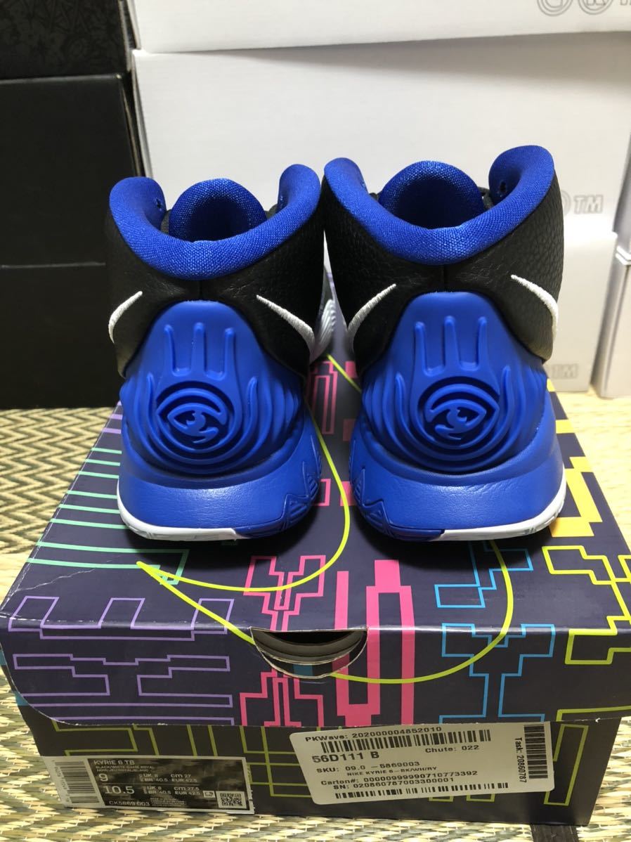 Nike Kyrie6 TB（カイリー・アービング）黒青白 us9（27cm）新品_画像3