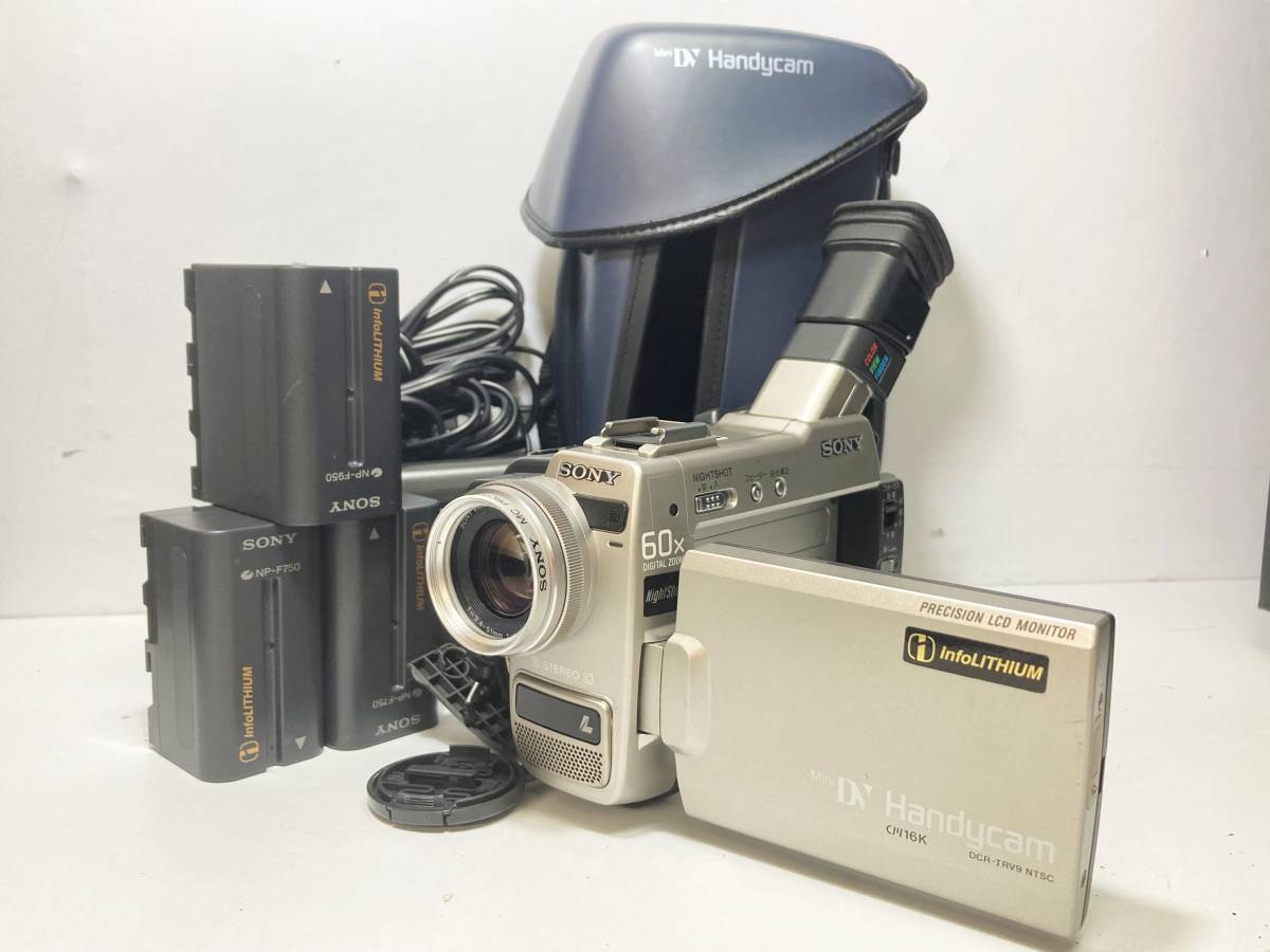 人気No.1 Mini DV ソニーデジタルビデオカメラ SONY DCR-TRV9 ジャンク