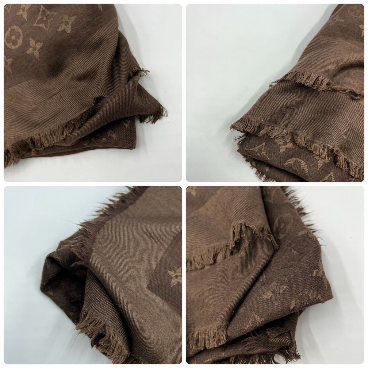1円 □美品□ ルイヴィトン LOUIS VUITTON 大判ストール スカーフ