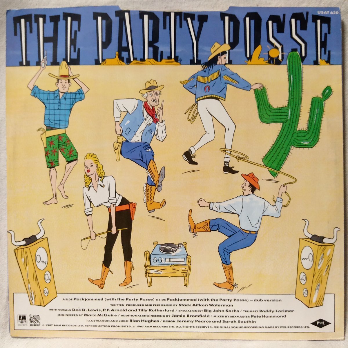 STOCK AITKKEN WATERMAN PACKJAMMED WITH THE PARTY POSSE ★ UK盤 12インチ ★ アナログ盤 [532TPR_画像2
