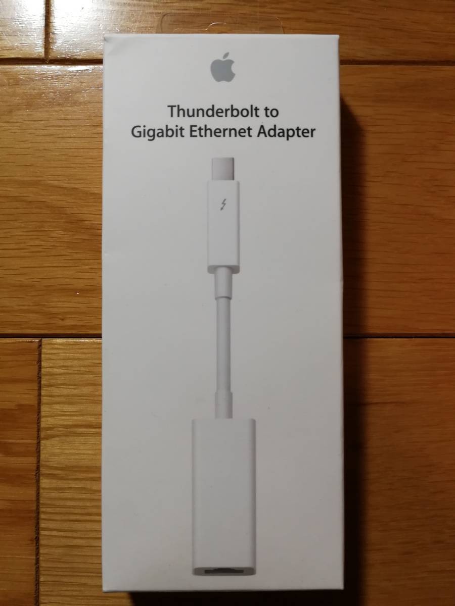 【中古動作未確認品】Apple Thunderbolt to Gigabit Ethernet Adapter MD463ZM/A_画像1