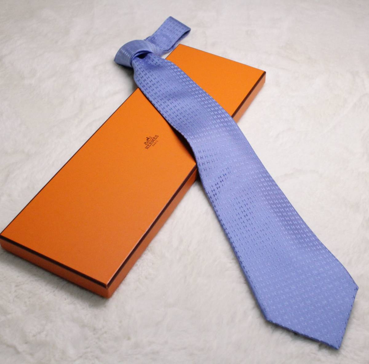 1円～ 【美品】 エルメス HERMES H柄 ファソネ H織り フランス製